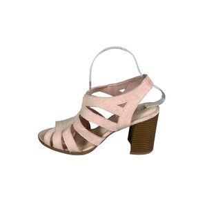 DEXFLEX COMFORT Blush Strappy Sandals